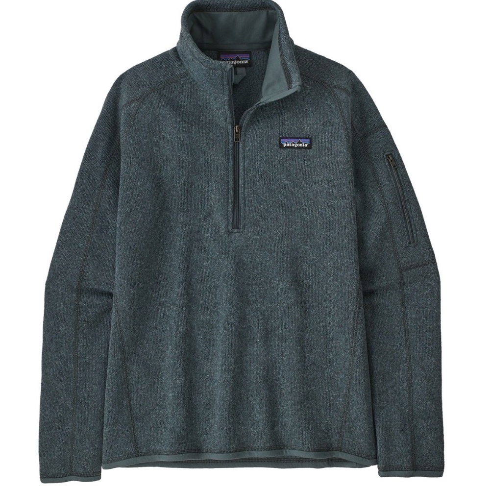 Patagonia Women's Better Sweater 1/4 Zip Pullover - Large - Nouveau Green NWT